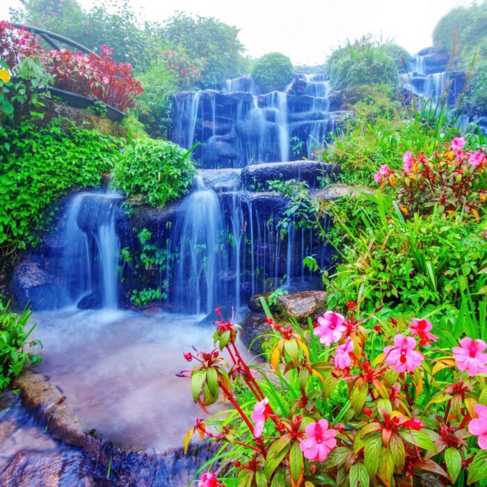 Water fall.